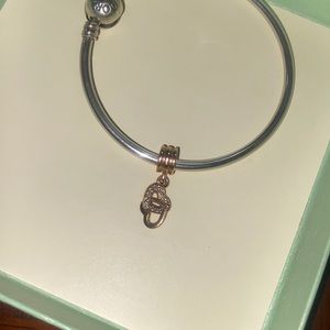 Rose gold pandora bead